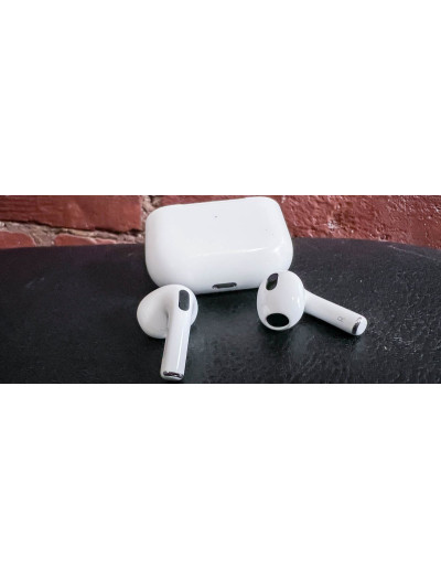 AirPods 3 Semi Original In-Ear Bluetooth Smart Touch Wireless Headset - White 