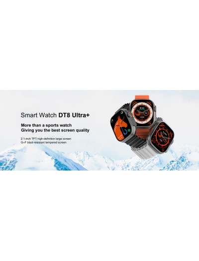 DT NO.1 DT8 Ultra+ Smart Watch Wear Pro