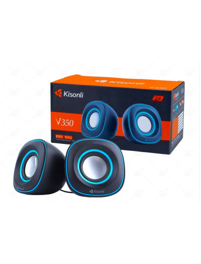 Kisonli V350 Wired USB Computer Speaker