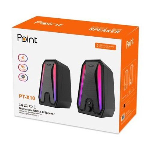 Point PT-X10 USB speaker with Rgb Light