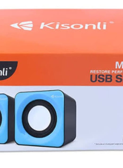 Kisonli V310 Wired USB Computer Speaker